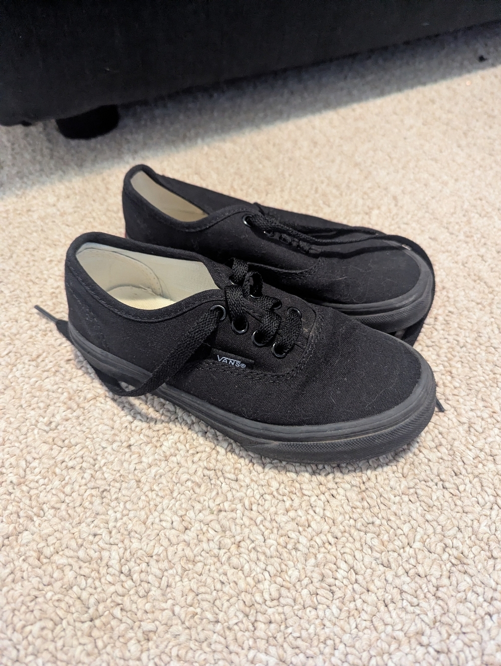 Black Vans Size 13